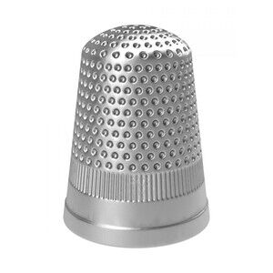 Monopoly Thimble Token Silver Chrome Rare Board Game Hasbro Playing Piece